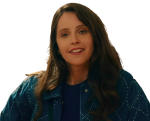 Felicity Jones Oh What Fun Channing Blue Jacket - Image 2